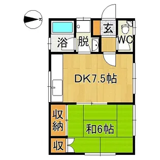 コーポ恵【1階】の間取り