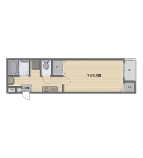 アビコ88マンション【2階】の間取り