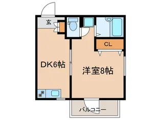 ウエストヒル成城【2階】の間取り