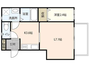 Studio脇岡【2階】の間取り