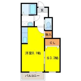 ザ・グランメゾン盛岡【1階】の間取り