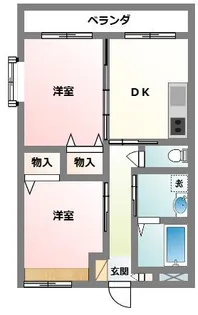 ティファニー・ヒル【3階】の間取り