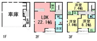 神奈川県藤沢市土棚【アパート】の間取り