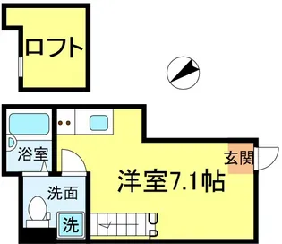 ビレッタ新小岩【2階】の間取り