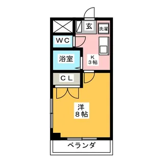 ビュータウン加納【4階】の間取り