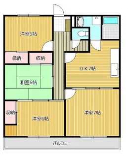 メゾンド・ブランシェ【2階】の間取り