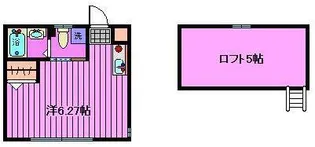 埼玉県さいたま市桜区西堀2【アパート】の間取り
