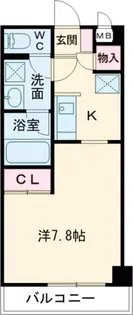 プランドール桂【3階】の間取り