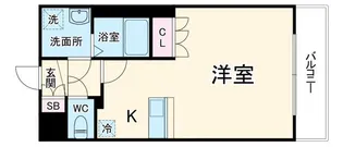 エスリード烏丸五条駅前【5階】の間取り
