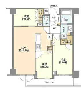 オープンレジデンシア代々木公園【3階】の間取り