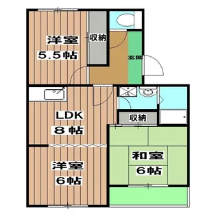 カーサOBATA【3階】の間取り