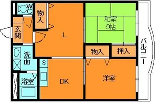 グランシャリオ【2階】の間取り