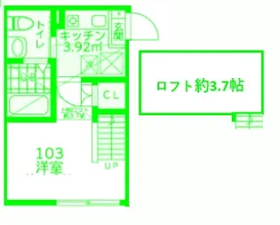 ジェノベーゼ【2階】の間取り