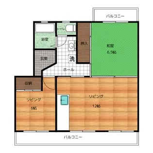中里ハイツ【3階】の間取り