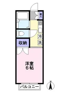 イーグルパークA【1階】の間取り