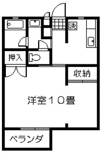 ライフピット谷山【3階】の間取り