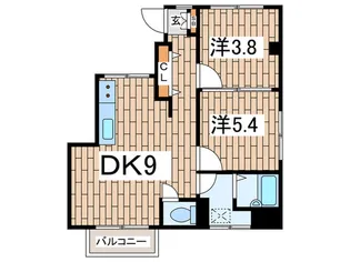 ホエールマンション【3階】の間取り