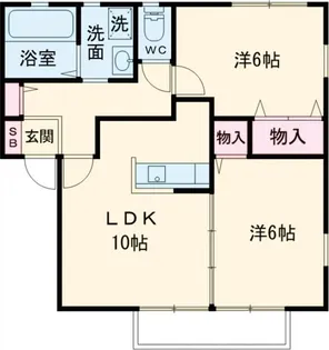 レジデンス・ノヴァG【1階】の間取り