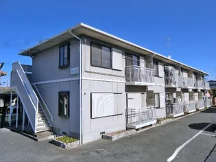 埼玉県東松山市神明町2【アパート】の外観