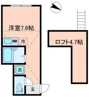 ポモドーロ三軒茶屋【1階】の間取り