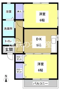 TWIN PALACE EAST【2階】の間取り