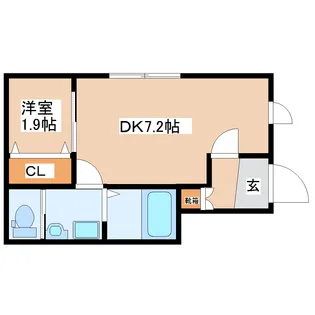 create inc(クリエイト インク)【1階】の間取り