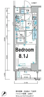 メインステージ小竹向原【3階】の間取り