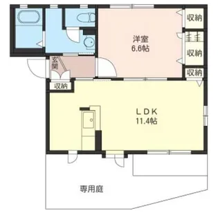 グラン・シャン【1階】の間取り