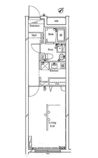 アーバイル落合ツインドレスモーダ【3階】の間取り