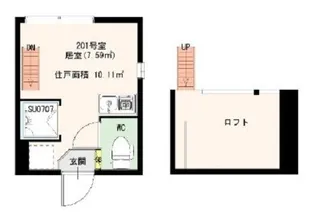 フィオーレ阿佐ヶ谷【2階】の間取り