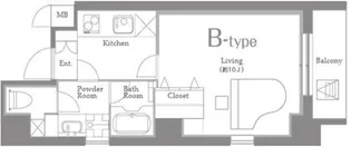 ミュージション江古田【6階】の間取り
