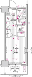 ガーラ・ステーション横濱大通り公園【3階】の間取り