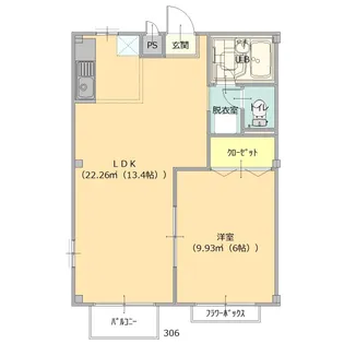 ビューラー7【3階】の間取り