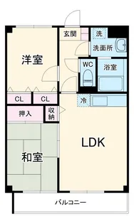 ヴィレッジ京成稲毛駅前【1階】の間取り