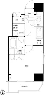 ルーブル新宿原町【11階】の間取り