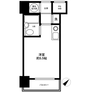 ハイネス要町【6階】の間取り