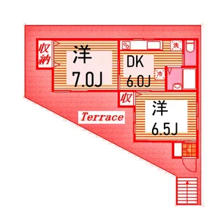 神奈川県横浜市南区平楽【一戸建】の間取り