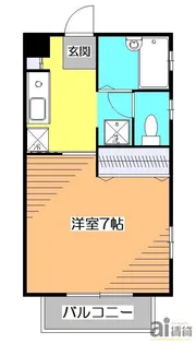 東京都小平市花小金井2【アパート】の間取り