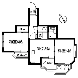 シャンテ代々木上原【3階】の間取り