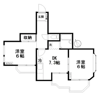 シャンテ代々木上原【3階】の間取り