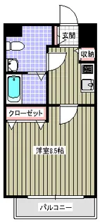 ラ・メゾンさくらII【2階】の間取り