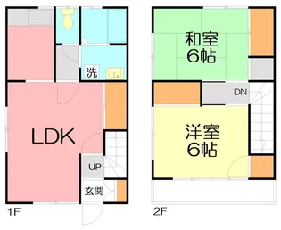 神奈川県小田原市別堀【一戸建】の間取り