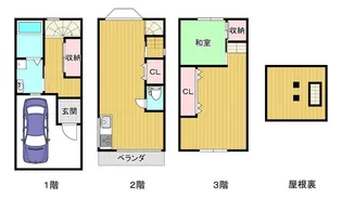 大阪府枚方市交北1【一戸建】の間取り