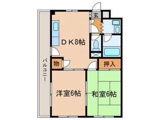 サンテラス司【1階】の間取り