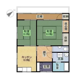 長崎県諫早市飯盛町里【一戸建】の間取り