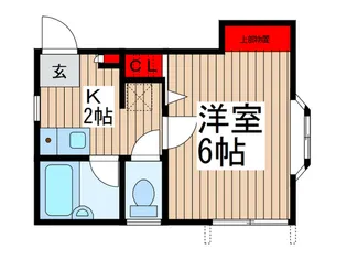 エクセレントハイツ新小岩【2階】の間取り