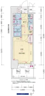 兵庫県神戸市兵庫区西出町2【マンション】の間取り