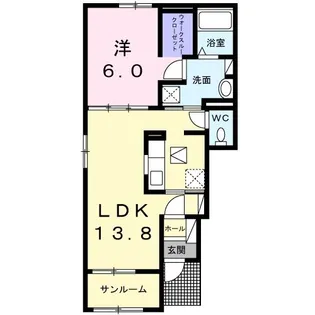 プラシード カーサ X【1階】の間取り