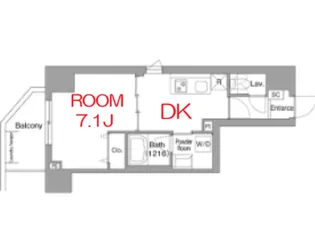 神奈川県横浜市中区長者町5【マンション】の間取り