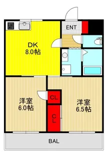 KUK【3階】の間取り